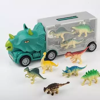 Police Car Engineering Car Toy Funny Children s Car Toy Construction Toys Truck Children s Toy Green-Small