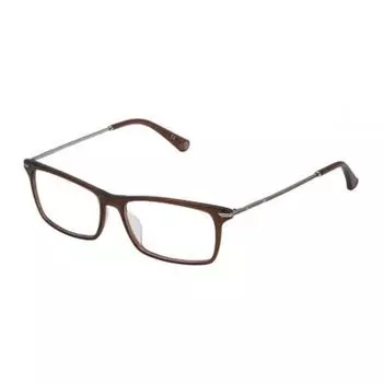 Police Vpl473 6w8m Unisex Eyeglasses Brown/52