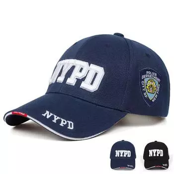 Полицейская кепка, летние шапки для женщин, шляпы Snapback, бейсбольная кепка в стиле хип-хоп, мужская кепка, хлопковая кепка Gorras темно-синий