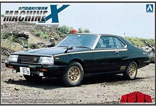 Полицейская машина Aoshima Bunka Kyozaisha Seibu, пластиковая модель № 4 в масштабе X, 1/24