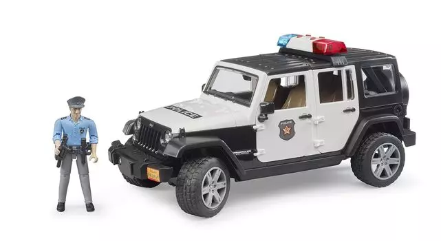 Полицейская машина Bruder Jeep с фигуркой BR02526