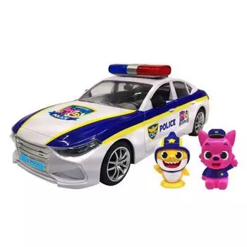 Полицейская машина iWill Pinkfong Baby Shark, разноцветные, популярные корейские игрушки