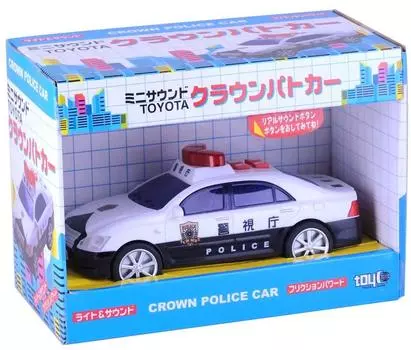 Полицейская машина Toyco Mini Sound Crown