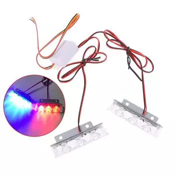 Полицейские светодиодные стробоскопы Предупреждающая лампа Полицейские фонари Светодиодные стробоскопы Мигалка