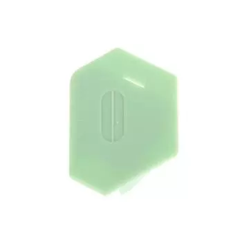 Полигональный магнитный замок для сшивания Многофункциональный магнитный шаблон Измеритель края Противозакручивающий пластиковый позиционер Аксессуары для швейных машин зелёный