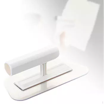 Полигональный пластиковый шпатель для отделки с удобной ручкой, эргономичный дизайн, ручной инструмент