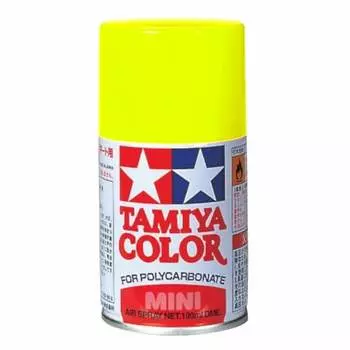 Поликарбонатный спрей TAMIYA PS-27 флуоресцентная желтая модельная краска 86027