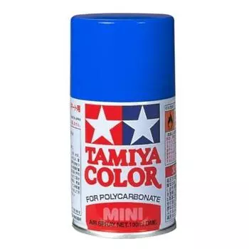 Поликарбонатный спрей TAMIYA PS-30, модельная краска ярко-синего цвета 86030