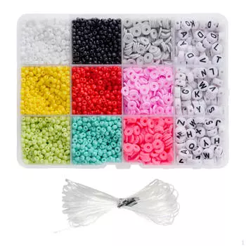 Полимерная глина бусины бусины подвески плоские круглые разделители DIY ручной работы диск для