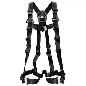 Полимерное снаряжение полная обвязка спина X горизонтальный тип тип/бедро 4PHNW-BL-L чёрный