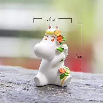 Полимерный гиппопотам Микроландшафт для промо-подарков и праздничного декора