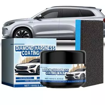 Полироль для автомобильного воска 100 г. Воск для ремонта автомобильной краски. Воск для царапин с губкой для блеска и защиты автомобилей, грузовиков, мотоциклов, автофургонов и многого другого.