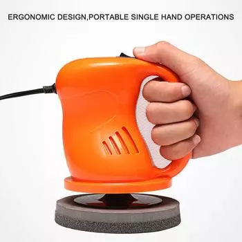 Полировальная машина для электромобилей, набор для полировки буфера с 2 подушечками для полировки автомобилей чёрный