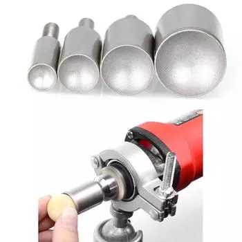 Полировальная насадка 5–25 мм с алмазными деталями, серебряный инструмент, 1 шт.