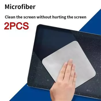 Полировальная салфетка для Apple iPhone Nano-Texture Screen Cleaning Салфетка для iPad Macbook Apple Watch Lens Display Wiping Cleaner 2PC