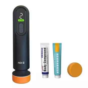 Полировальник для ремонта царапин на автомобильной краске, шлифовальная машина, лобовое стекло, масляная пленка, удаление 12000 об/мин, полностью медный двигатель, светодиодный дисплей чёрный