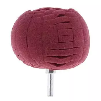 Полировальные диски для автомобиля, шлифовальные диски с шариками для полировки царапин, диаметр хвостовика 6 мм для полировки фар ступицы колеса автомобиля чёрный