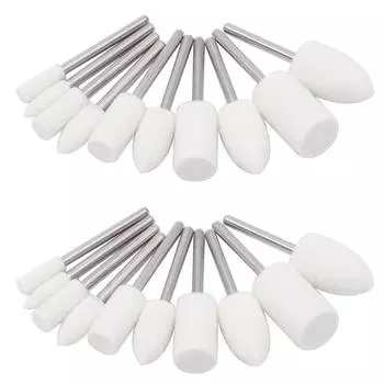 Полировальные круги с шерстяным войлоком, шлифовальные насадки, шлифовальная головка, полировка часов, ювелирные изделия, вращающийся инструмент, аксессуары, дрель