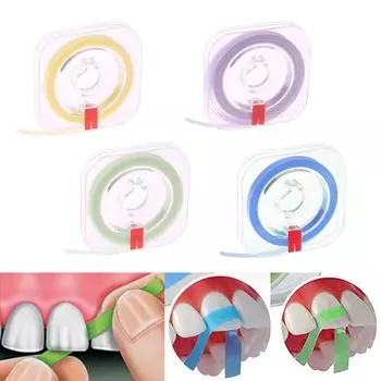 Полировальные полоски для зубов Зубная пилка Полировщик для зубов Шлифовка Глубокая чистка зубов Инструмент для ухода за полостью рта зелёный