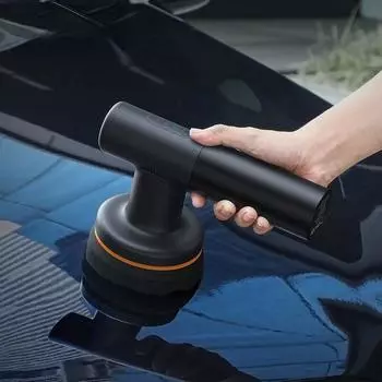 Полировальный станок для автомобилей, электрический беспроводной полировщик, 3800 об/мин, регулируемая скорость, автоматические инструменты для вощения чёрный