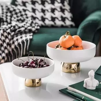 Полированная универсальная миска для закусок. Удобный многофункциональный уникальный поднос для выпечки и фруктов. B