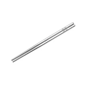 Полированные Стерилизуемые при Высокой Температуре Палочки для Еды Металлические Палочки для Еды Кухонные Аксессуары Посуда 19cm-1 pair with mark