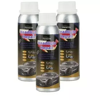 Полировка фар Химический набор для полировки фар Жидкость для фар 200 мл Полимерная ремонтная жидкость Комплект для восстановления фар автомобиля