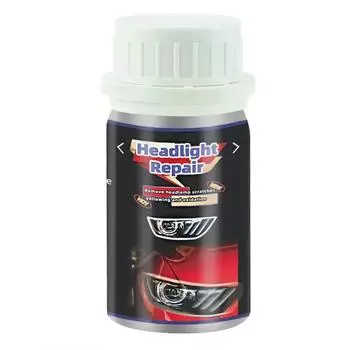 Полировка фар Химический набор для полировки фар Жидкость для фар 50 мл Полимерная ремонтная жидкость Комплект для восстановления фар автомобиля