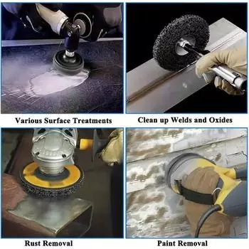 Полировка листового металла из нержавеющей стали, удаление ржавчины, удаление автомобильной краски, полировка угловой шлифовальной машины, аксессуары, абразивный инструмент