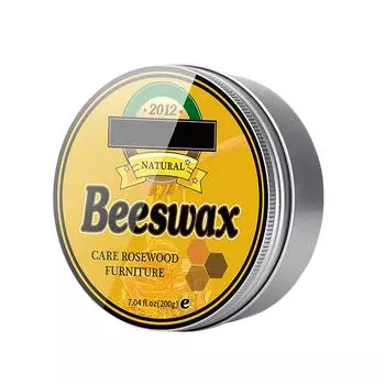 Полировка мебели Пчелиный воск Натуральная приправа для дерева Пчелиный воск Полировка Пчелиный воск Водостойкий воск для дерева Полироль для деревянных полов Пчелиный воск жёлтый