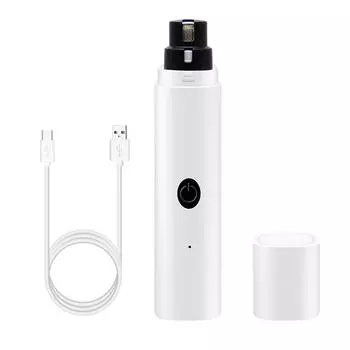 Полировщик для ногтей с низким уровнем шума USB для зарядки лапок для домашних животных, электрическая пилка для ногтей, портативная