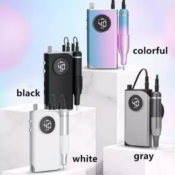 Полировщик для ногтей с взрывным градиентом, 40000 об/мин, портативное средство для снятия лака, полировщик для ногтей