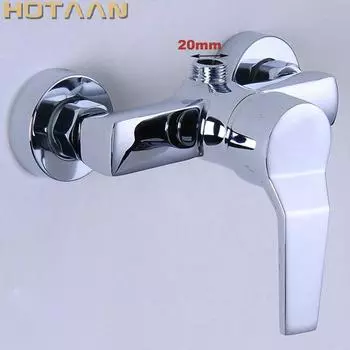 . Polished Chrome Finish New Wall Mounted shower faucet Bathroom Bathtub Handheld Shower Tap Mixer Faucet YT-5323