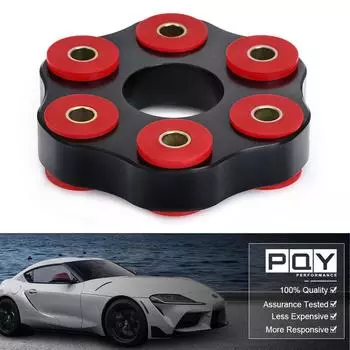 Полиуретановый алюминиевый приводной вал гибкого диска для 92-05 Toyota Supra Lexus SC300 GS300 2JZ 1UZ шарнир 3751124010 LK = 105 мм/12 мм