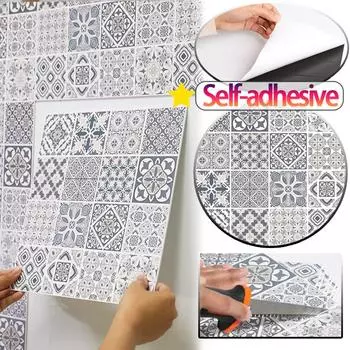 Поливиниловая композитная плитка, наклейка на кирпичную стену, самоклеящиеся водонепроницаемые утолщенные обои 30X*30cm