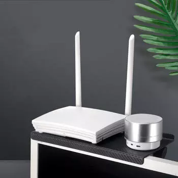 Полка для экрана компьютера, регулируемая стойка для маршрутизатора телевизора, ограждение для хранения вещей в спальне и кабинете 26cmx11.5cm