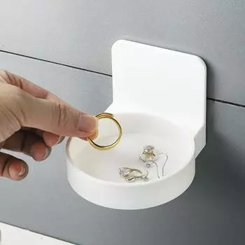 Полка для бутылок, устойчивая к ударам, пылезащитная, для уборки, нержавеющая, для слива, настенная, для душа, для хранения, полка для ванной комнаты, аксессуары Round