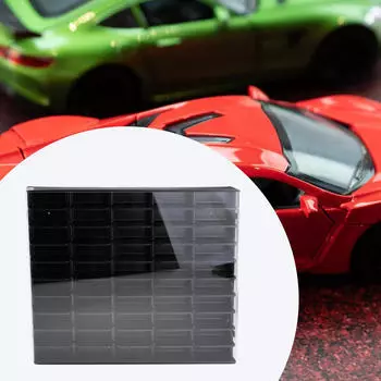 Полка для демонстрации автомобилей в масштабе 1/64 в The Model чёрный