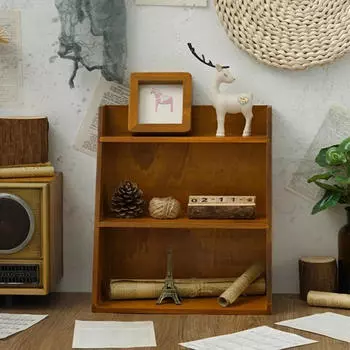 Полка для дисплея, Деревянный стеллаж для хранения, Полка, Рабочий стол для косметики