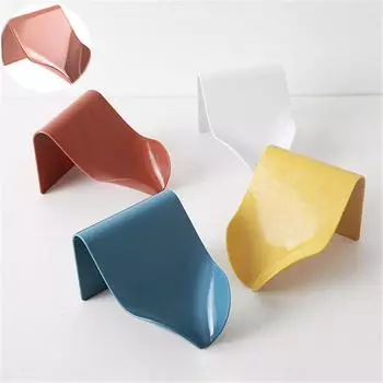 Полка для душа, настенная вешалка для ванной, держатель для мыла в ванной, мыльница, сливная емкость для хранения 11*9*8cm жёлтый