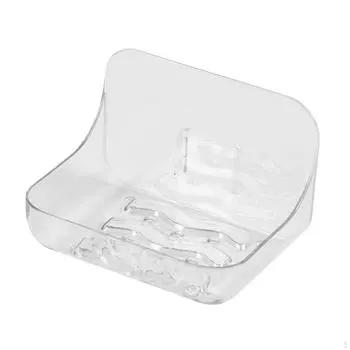 Полка для душа, органайзер для ванны, акриловая, без перфорации, многофункциональная, липкая, на стену 12x8.7x8cm