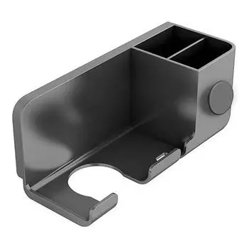 Полка для фена для ванной комнаты, держатель для фена, многофункциональная настенная полка для фена