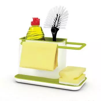 Полка для хранения Держатель для губки Ящик для слива посуды Кухонный органайзер Подставка для слива посуды Стойки для посуды Вешалка для полотенец