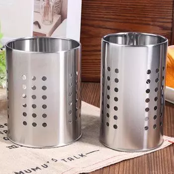 Полка для хранения на кухне, держатель для палочек из нержавеющей стали, органайзер для столовых приборов, держатель для хранения столовых приборов S