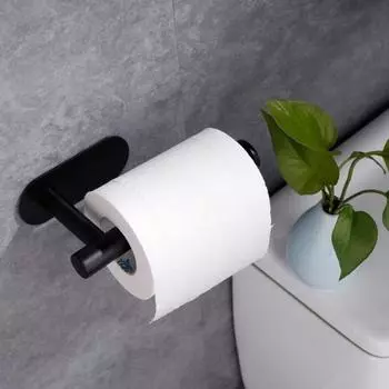 Полка для хранения полотенец, настенная, с высокой грузоподъемностью, без перфорации, экономящая место, из нержавеющей стали, диспенсер для рулонов полотенец, принадлежности для ванной комнаты B