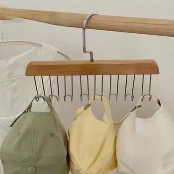 Полка для хранения шарфов, подвесные крючки, большая вместимость, противоскользящая, большая несущая способность, деревянный шкаф, чулки, леггинсы, органайзер, вешалка для галстука