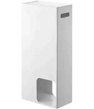 Полка для хранения туалетной бумаги Yamazaki Jitsugyo White Tower 3455 Приблизительно. Ш23XГ12.5XВ48см белый
