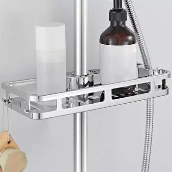 Полка для хранения в душе, органайзер для ванной комнаты, подставка для шампуня, держатель без сверления, полки для поплавков, подвесная корзина, аксессуары для ванной