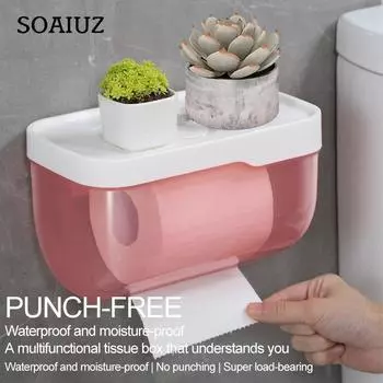 Полка для хранения в ванной комнате с коробкой для хранения салфеток, коробка для туалетной салфетки, стойка для насосной коробки, коробка для хранения бумаги 15.2cm*13cm*12.5cm серый