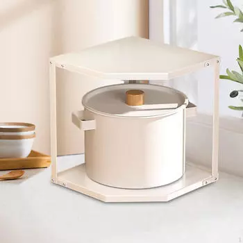 Полка для хранения вещей, держатель для посуды, стойка для хранения в ванной из углеродистой стали 2 layer